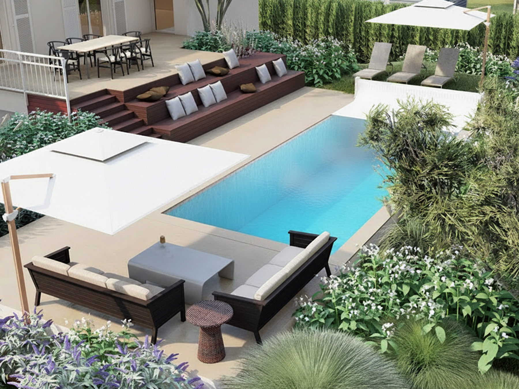 A reception garden