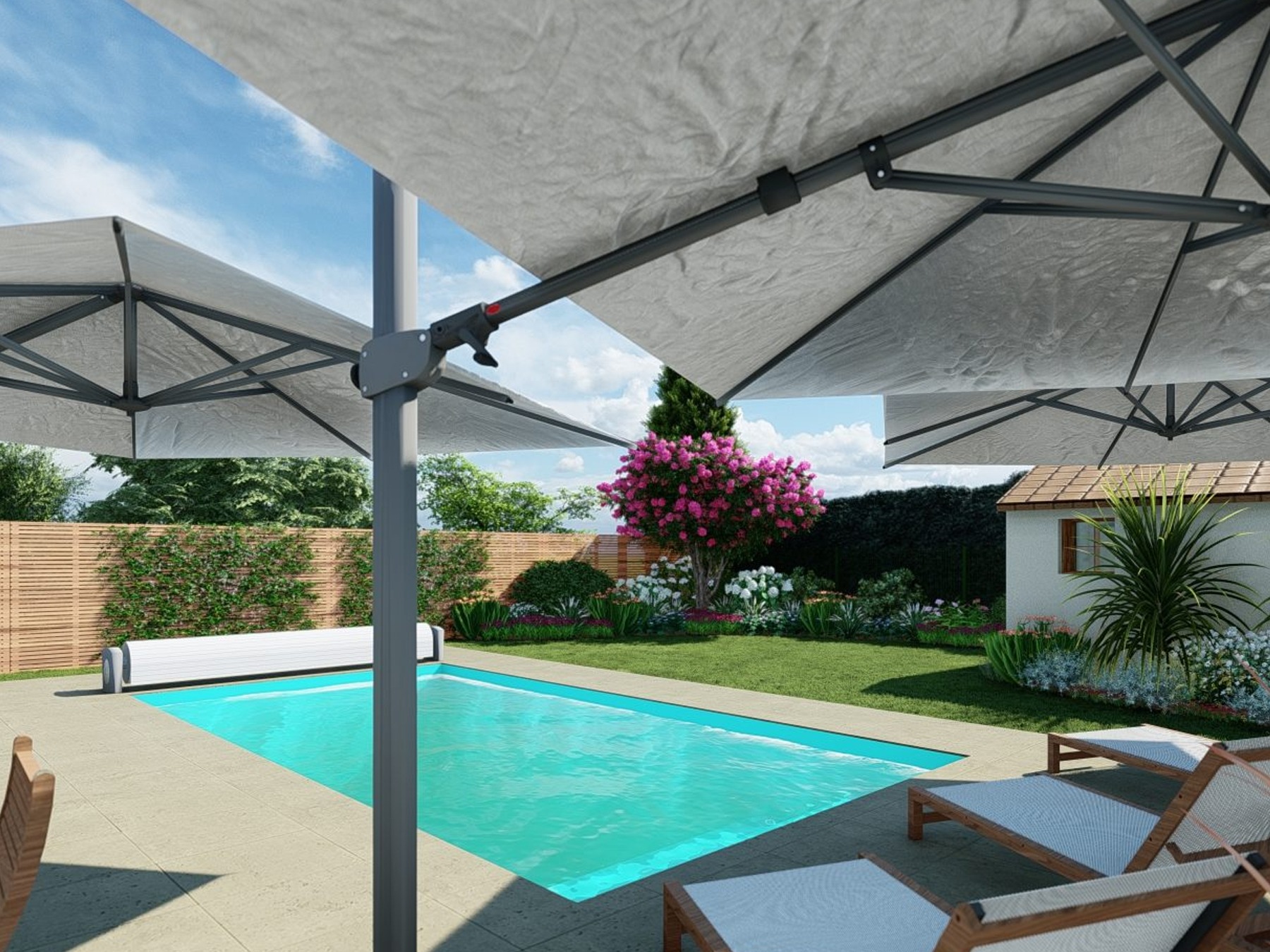 A garden for entertaining